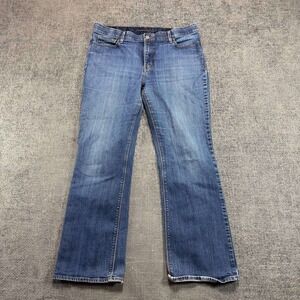 Levi's 525 Perfect Waist Jeans Womens 16 Blue Bootcut Stretch Medium Wash Denim